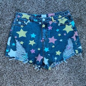 Blue Buttercup Jean Shorts
